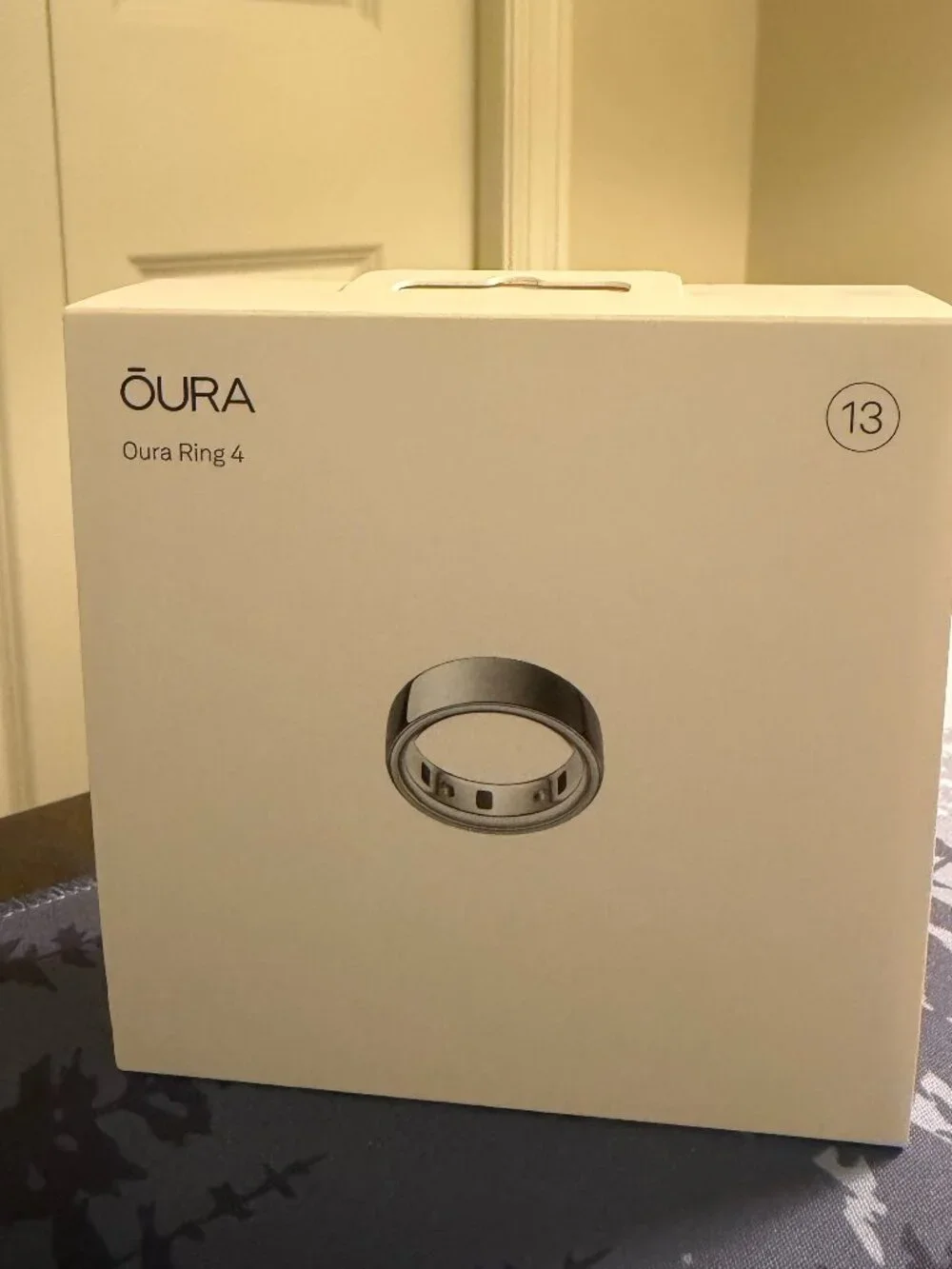 Oura Ring 4, New in Box, Size 13, Silver